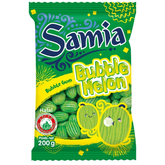 Bonbons Bubble Melon Halal SAMIA