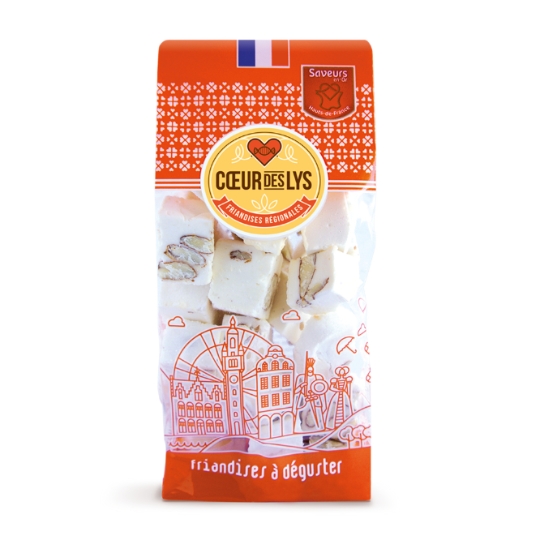 Nougat Nougat Blanc Ducasse Amande Vanille Saveurs Du Nord Hauts De France COEUR DES LYS