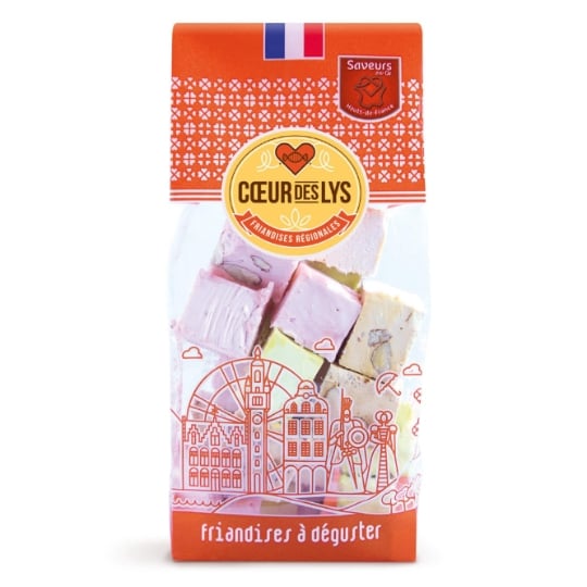 Nougat Nougat Hauts-De-France Amandes Assortiment COEUR DES LYS