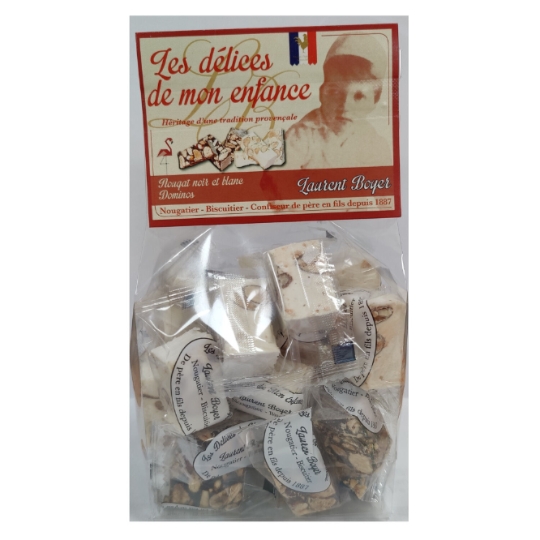 Nougat Blanc et Noir de Montélimar DELICES MON ENFANCE