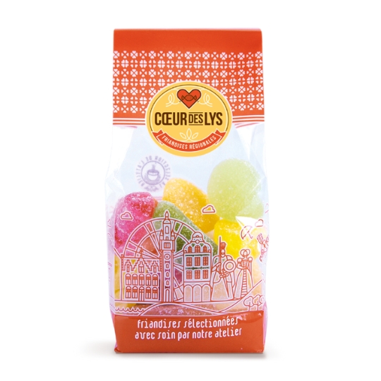 Pâtes De Fruits Gelées Fruits Assortis COEUR DES LYS
