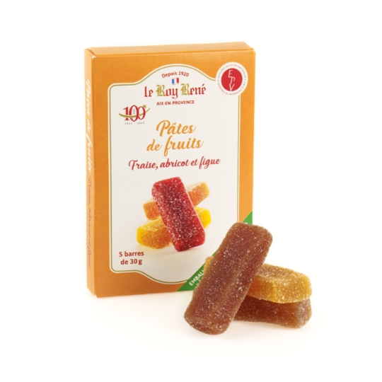 Pâtes de Fruits Fraise, Abricot et Figue ROY RENE