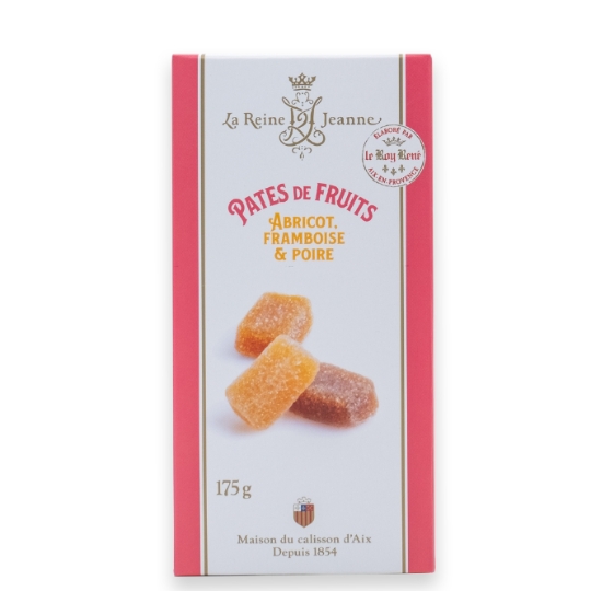 Pates De Fruits Abricot Framboise & Poire ROY RENE