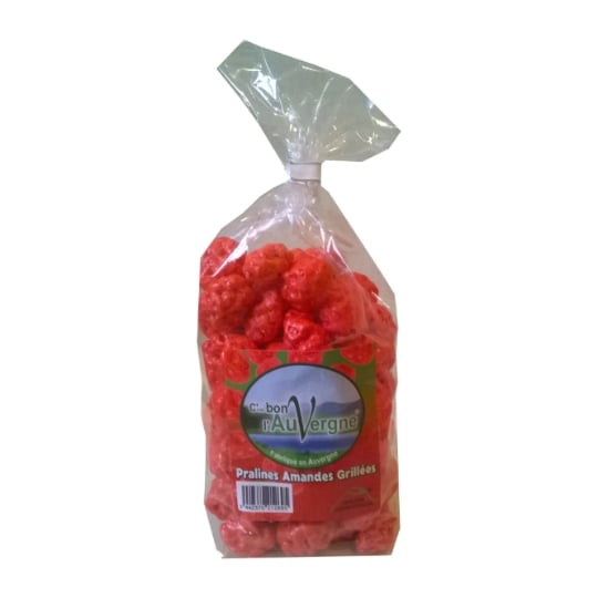 Bonbons pralines surfines rouges C'EST BON L'AUVERGNE