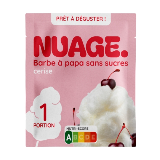 Barbe à papa Sans sucre saveur Cerise NUAGE.