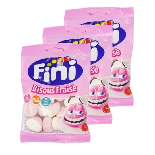 Bonbon Bisous Fraise - Fini FINI