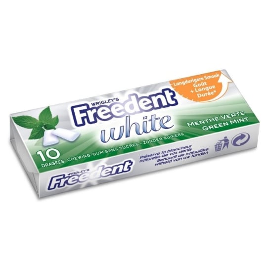 Freedent White Menthe Verte  Bte De 30