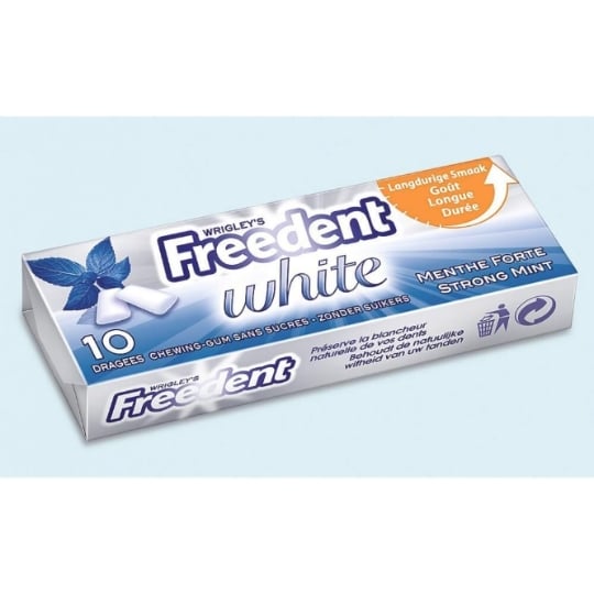 Freedent White Menthe Forte  Bte De 30