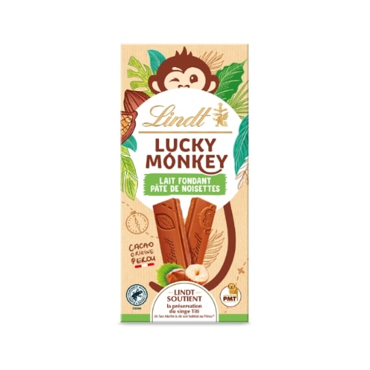 Barres chocolatées Lait Noisette LINDT