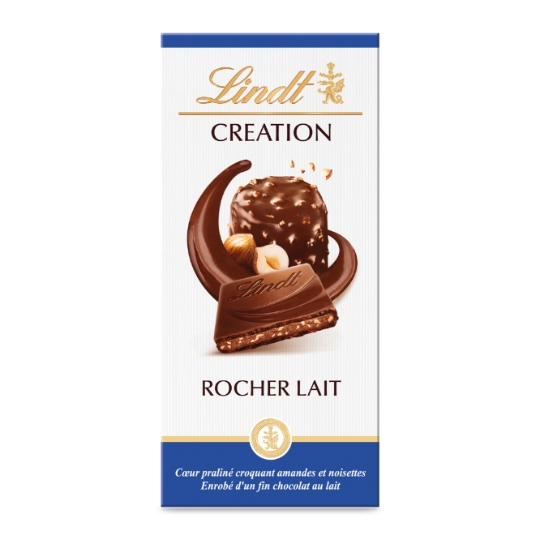 Tablette de Chocolat Lait Création Rocher LINDT