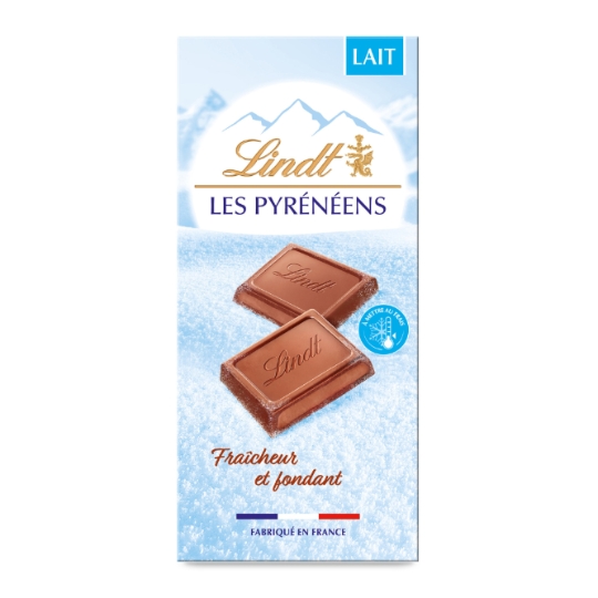 Tablette de Chocolat Lait Les Pyrénéens LINDT