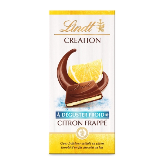 Tablette de Chocolat Lait Création Citron Frappé LINDT
