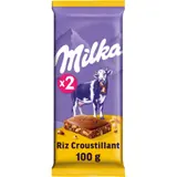 Tablette de Chocolat Lait Riz Croustillant MILKA