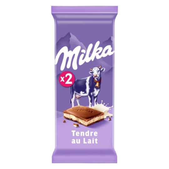 Tablette de Chocolat Lait Tendre au Lait MILKA