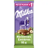 Tablette de Chocolat Lait Noisettes Entières MILKA