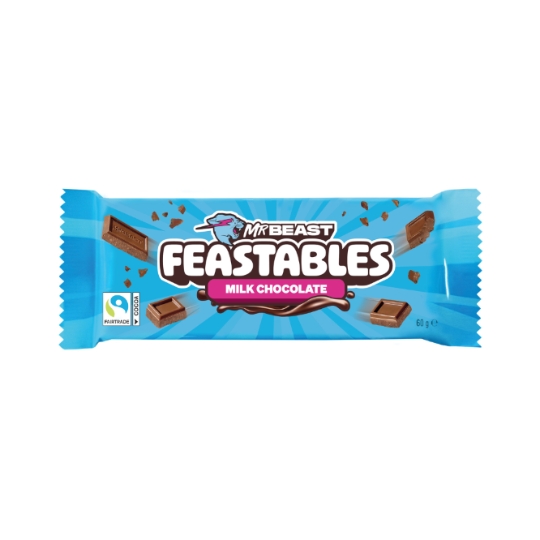 Tablette de Chocolat Lait Mr Beast FEASTABLES
