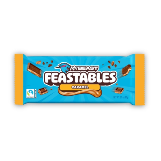 Tablette Chocolat et Caramel Mr Beast FEASTABLES