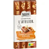 Tablette de Chocolat Lait Les Recettes de l'Atelier Caramel Amande Noisette NESTLE