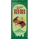 Tablette de Chocolat Lait Pistache Croustillante POULAIN