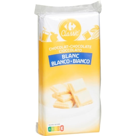 chocolat blanc Blanc CARREFOUR CLASSIC'
