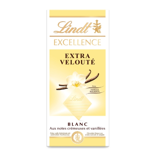 Tablette de Chocolat Blanc Vanille LINDT