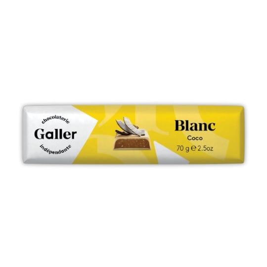 Chocolat bâton blanc coco GALLER