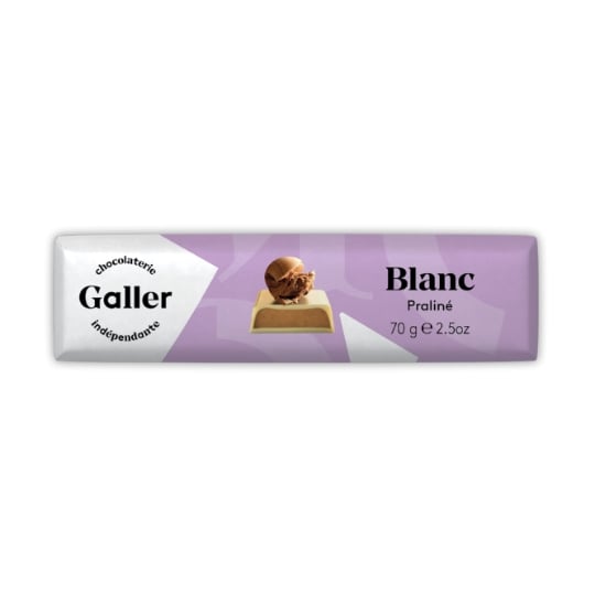Chocolat bâton praliné blanc GALLER