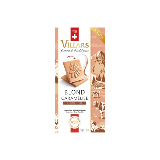Tablette de Chocolat Blond Caramélisé VILLARS