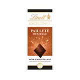 Tablette de Chocolat Noir Excellence Crêpe Dentelle LINDT