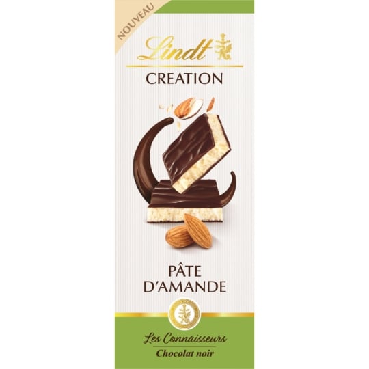 Tablette de Chocolat Noir Création Pâte d'Amande LINDT