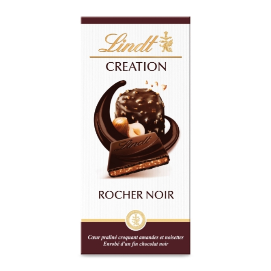 Tablette de Chocolat Noir Création Rocher LINDT