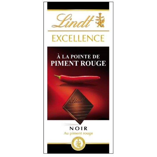 Tablette de Chocolat Noir Excellence Piment Rouge LINDT
