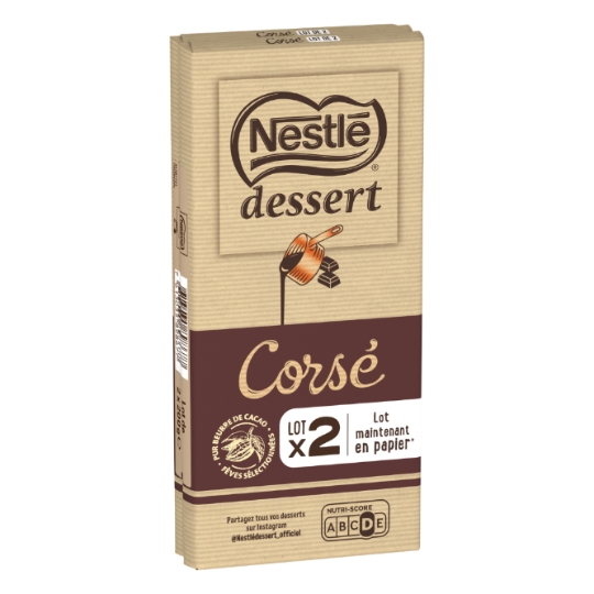 Chocolat Pâtissier Corsé NESTLE DESSERT