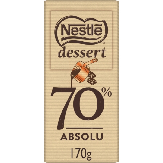 Tablette de Chocolat Noir 70% NESTLE DESSERT