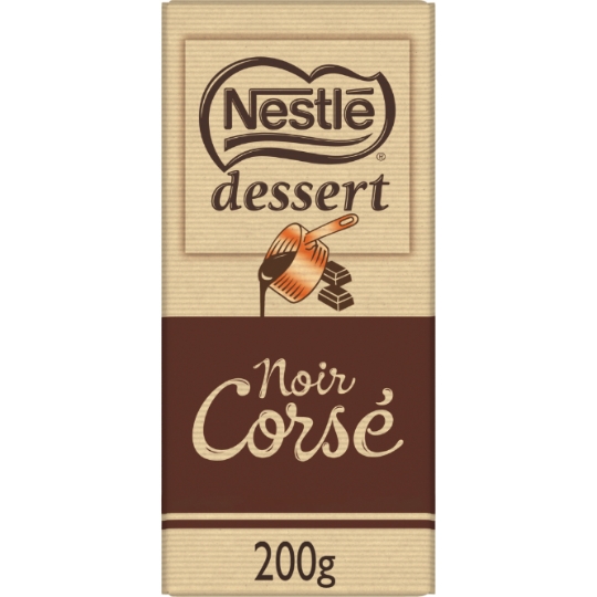 Tablette de Chocolat Noir Corsé NESTLE DESSERT