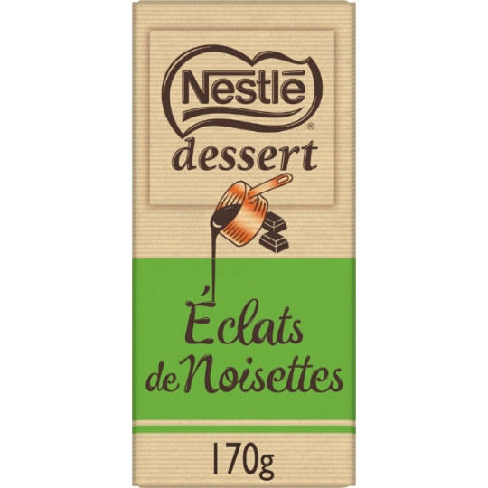 Tablette de Chocolat Noir Noisettes NESTLE DESSERT
