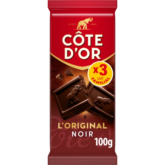 Tablette de Chocolat Noir L'original COTE D'OR
