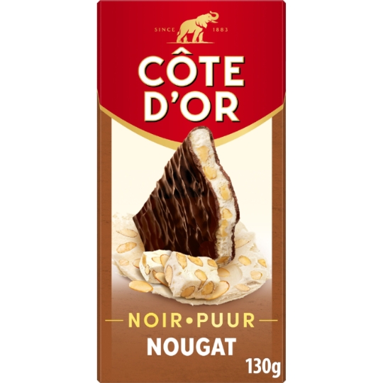Tablette de Chocolat Noir Nougat COTE D'OR