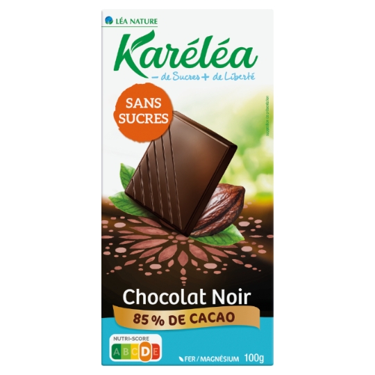 Chocolat noir s/sucres KARELEA