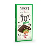 Tablette de Chocolat Noir 70% Noisettes MAISON ORSET