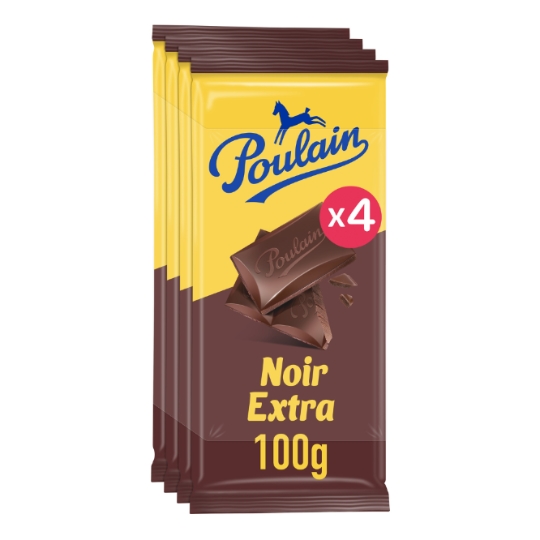 Tablette de Chocolat Noir Extra POULAIN