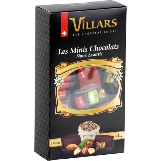 Carrés de Chocolat Noir Assortiment VILLARS