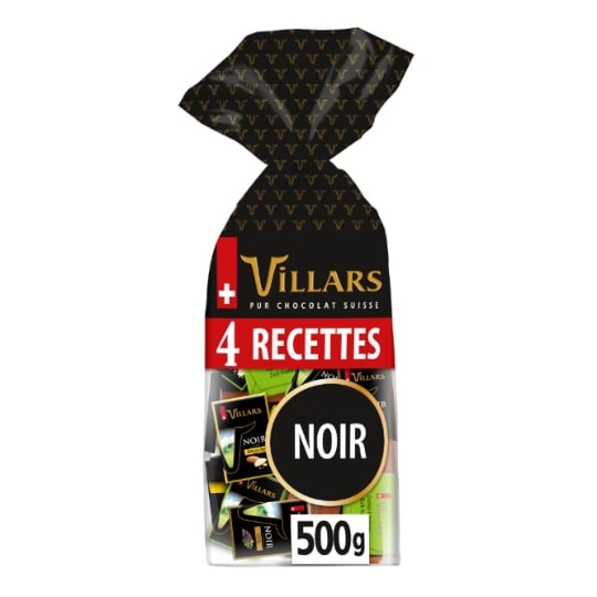 Carrés de Chocolat Noir Assortiment VILLARS