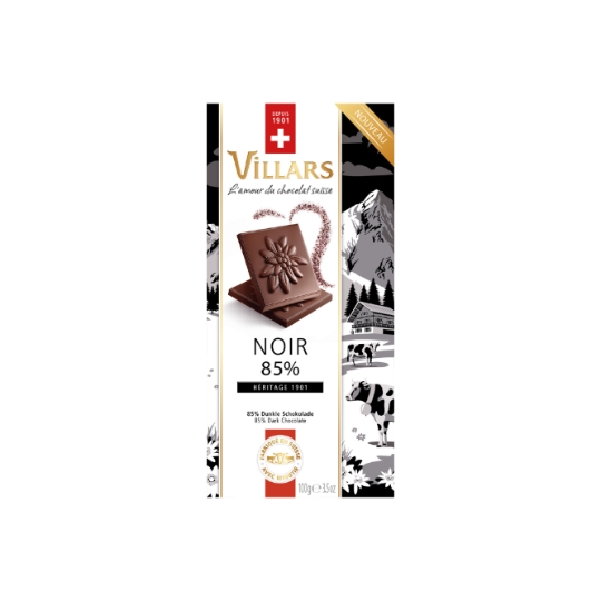Chocolat Noir Heritage 1901 85% VILLARS