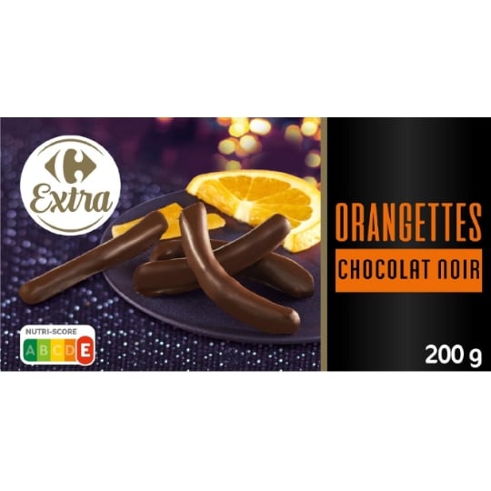 Bouchées de Chocolat Noir et Orange CARREFOUR EXTRA