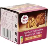 bouchées craquantes chocolat au lait, cacahuètes, céréales CARREFOUR EXTRA