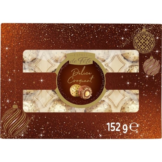 Assortiment de Chocolats Délice Croquant ESPRIT DE FETE