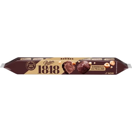 Chocolat Rocher Noir Praline Noisettes POULAIN
