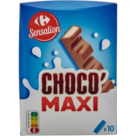 Barres Chocolatées Lait CARREFOUR