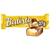 Barres chcocolatées goût lait miel amandes  BALISTO
